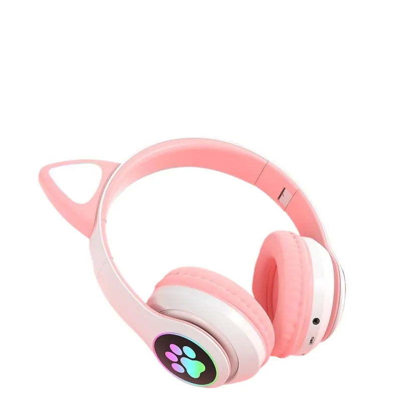 Cat Ear Bluetooth Headset Led - Беспроводные Bluetooth-наушники с кошачьими ушками, игровые