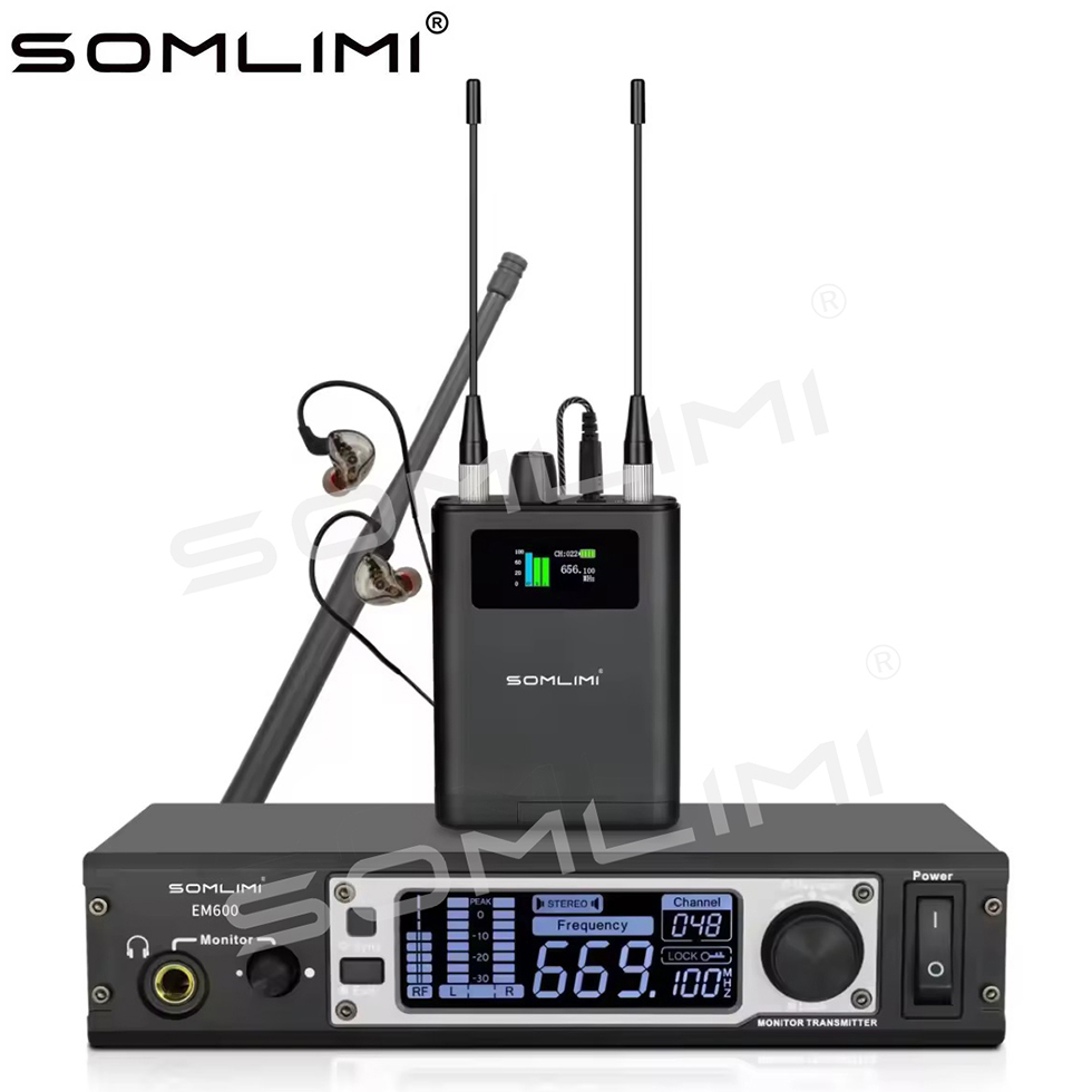 In Ear Monitors For Singers - Профессиональная беспроводная система мониторинга SOMLIMI EM600