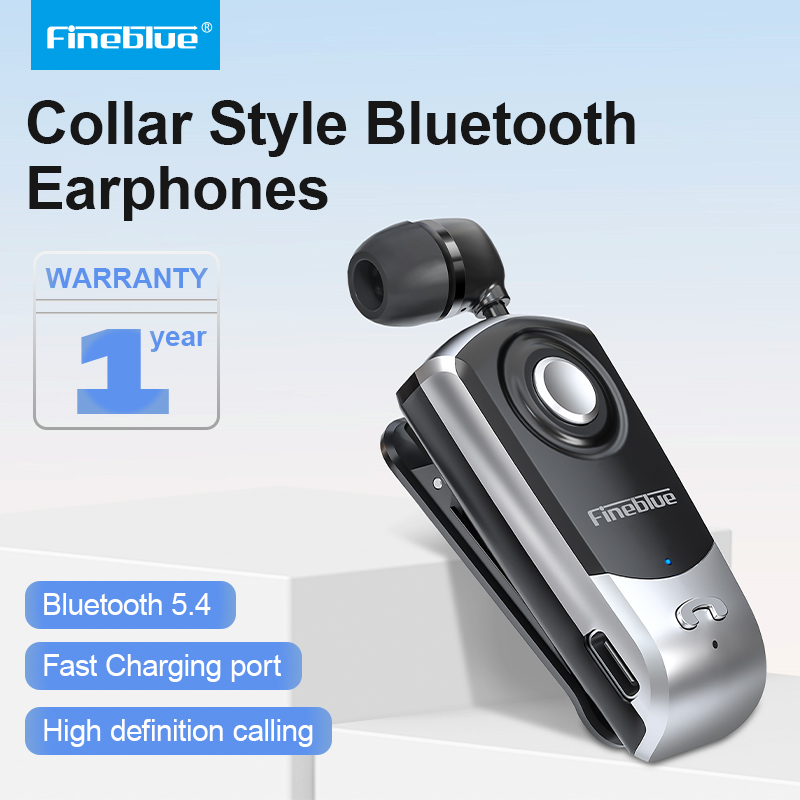 Type C Wired Earphones With Mic - Fineblue F960 Беспроводная Bluetooth-гарнитура с ушками