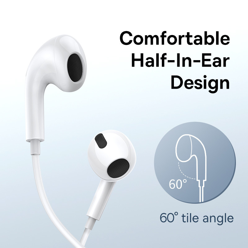 Проводные наушники Baseus C17  – обзор и цена Type C Wired Earphones With Mic