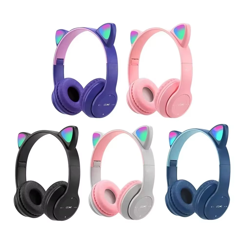 Детские беспроводные игровые н – обзор и цена Cat Ear Bluetooth Headset Led